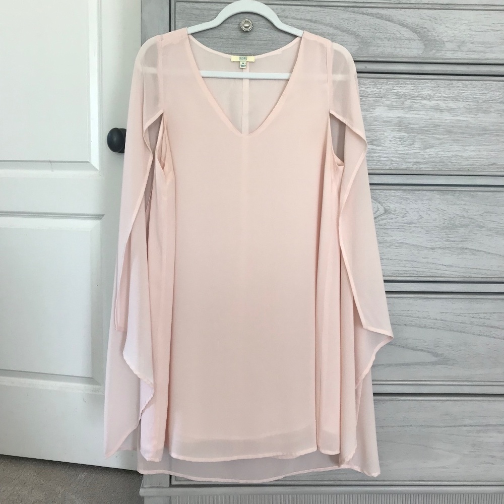 J.R. Crider’s Pink Cape Dress